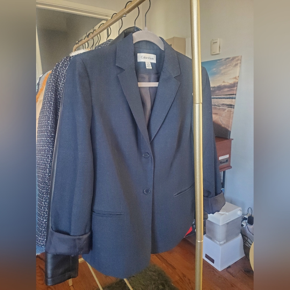Calvin Klein Women s Navy Blazer
